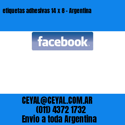 etiquetas adhesivas 14 x 8 – Argentina