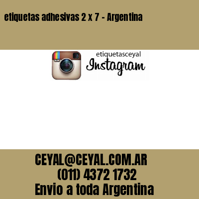 etiquetas adhesivas 2 x 7 – Argentina
