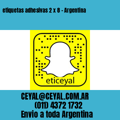 etiquetas adhesivas 2 x 8 – Argentina