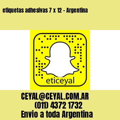 etiquetas adhesivas 7 x 12 – Argentina