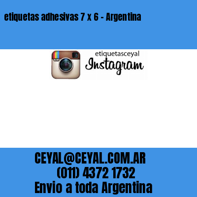 etiquetas adhesivas 7 x 6 – Argentina