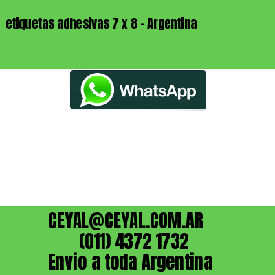 etiquetas adhesivas 7 x 8 – Argentina