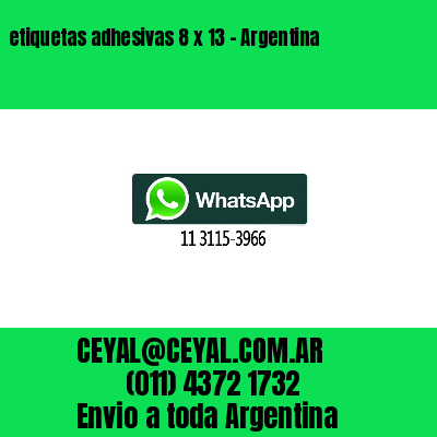 etiquetas adhesivas 8 x 13 – Argentina