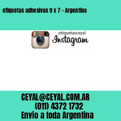 etiquetas adhesivas 9 x 7 – Argentina