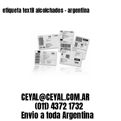 etiqueta textil alcolchados – argentina