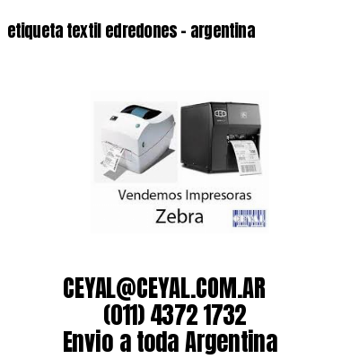 etiqueta textil edredones – argentina
