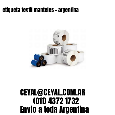 etiqueta textil manteles – argentina