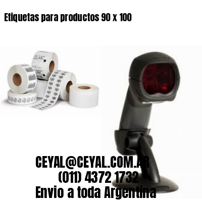 Etiquetas para productos 90 x 100