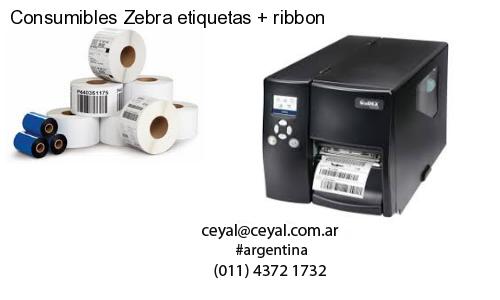 Consumibles Zebra etiquetas   ribbon