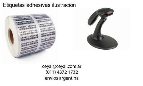 Etiquetas adhesivas ilustracion