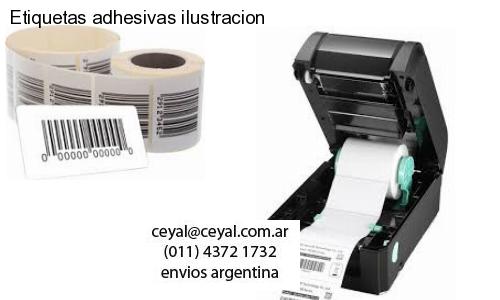 Etiquetas adhesivas ilustracion