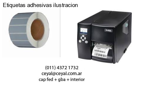 Etiquetas adhesivas ilustracion
