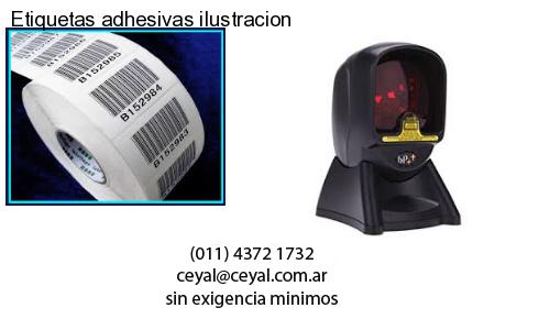 Etiquetas adhesivas ilustracion