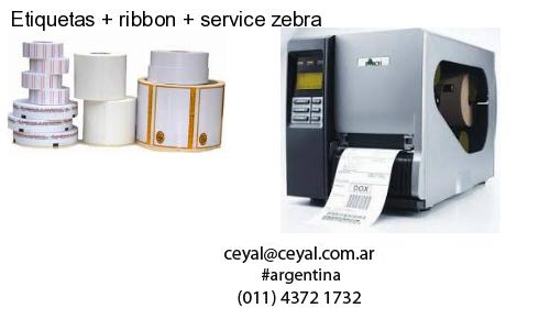 Etiquetas   ribbon   service zebra