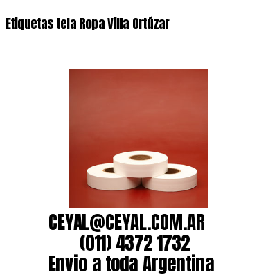 Etiquetas tela Ropa Villa Ortúzar