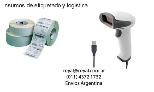 Insumos de etiquetado y logistica