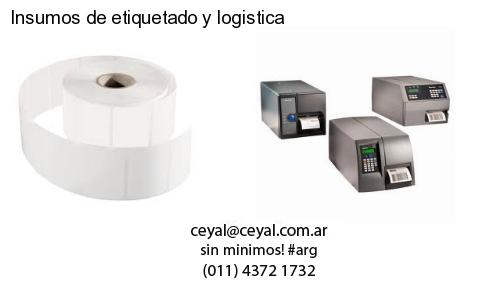 Insumos de etiquetado y logistica