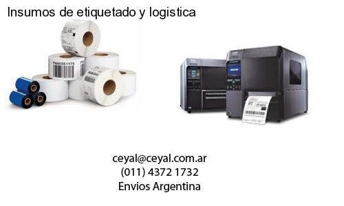 Insumos de etiquetado y logistica