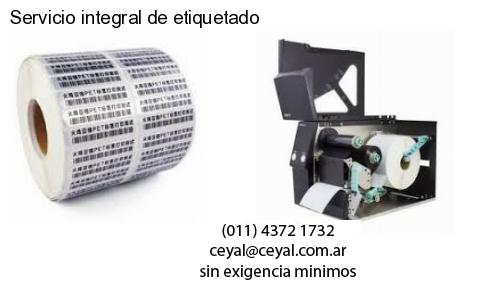 Servicio integral de etiquetado