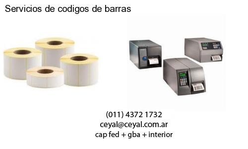 Servicios de codigos de barras