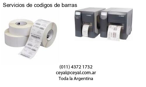Servicios de codigos de barras
