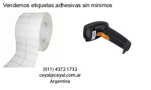 Vendemos etiquetas adhesivas sin minimos