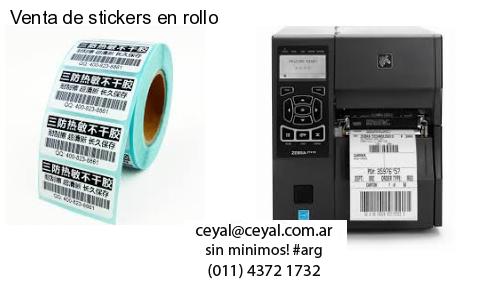 Venta de stickers en rollo