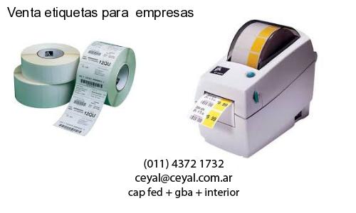 Venta etiquetas para  empresas