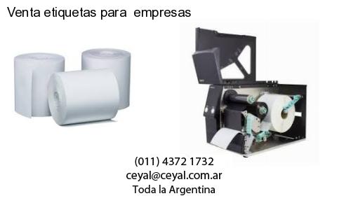 Venta etiquetas para  empresas