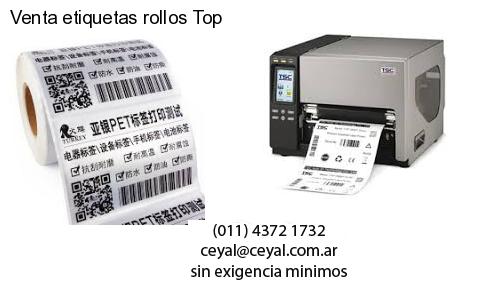 Venta etiquetas rollos Top