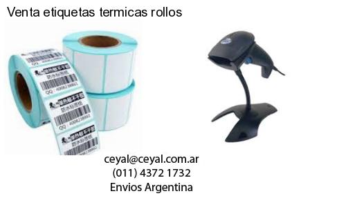 Venta etiquetas termicas rollos