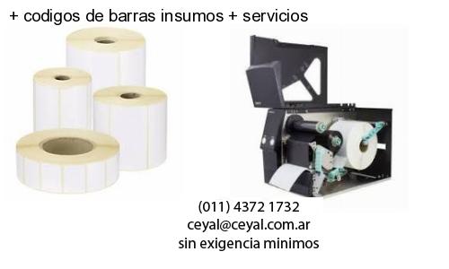 codigos de barras insumos servicios