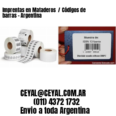 Imprentas en Mataderos  / Códigos de barras – Argentina
