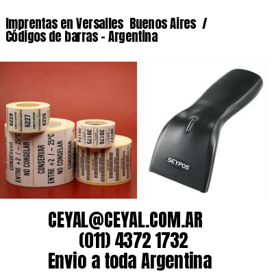 Imprentas en Versalles  Buenos Aires  / Códigos de barras – Argentina