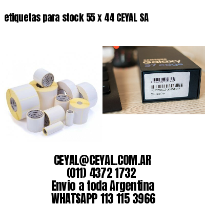 etiquetas para stock 55 x 44 CEYAL SA