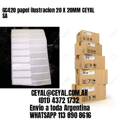 GC420 papel ilustracion 20 X 20MM CEYAL SA