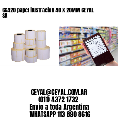 GC420 papel ilustracion 40 X 20MM CEYAL SA