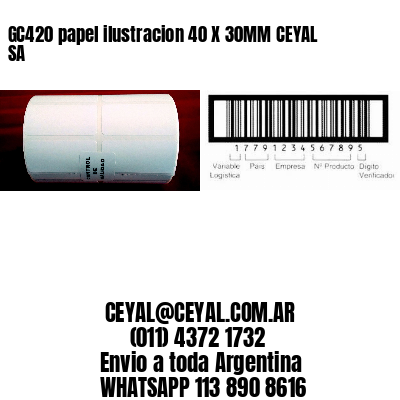 GC420 papel ilustracion 40 X 30MM CEYAL SA