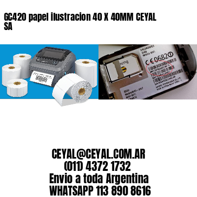GC420 papel ilustracion 40 X 40MM CEYAL SA