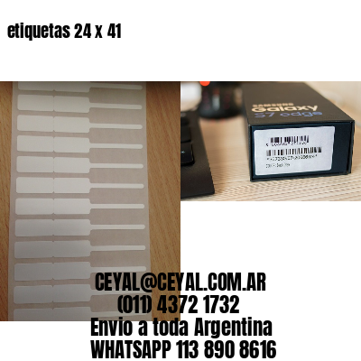 etiquetas 24 x 41