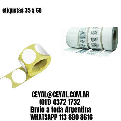 etiquetas 35 x 60