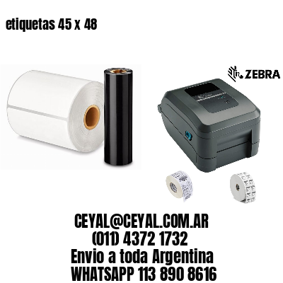 etiquetas 45 x 48