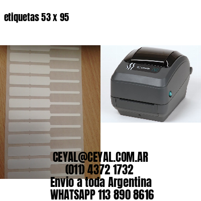 etiquetas 53 x 95