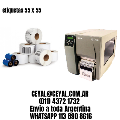 etiquetas 55 x 55