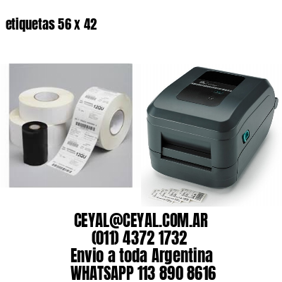 etiquetas 56 x 42