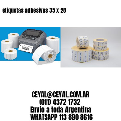 etiquetas adhesivas 35 x 28