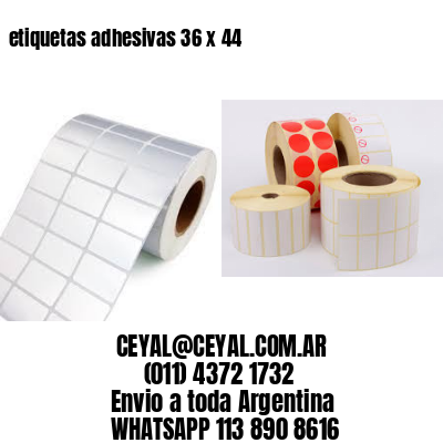 etiquetas adhesivas 36 x 44