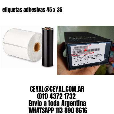 etiquetas adhesivas 45 x 35