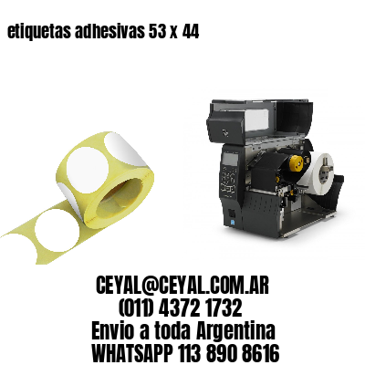 etiquetas adhesivas 53 x 44