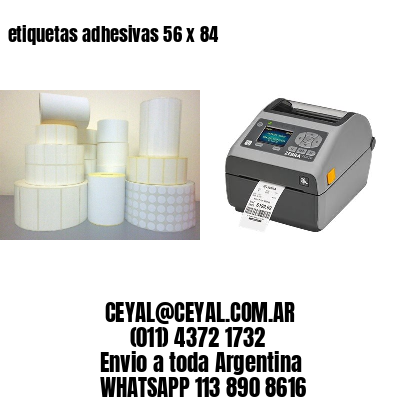 etiquetas adhesivas 56 x 84